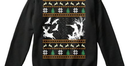 Christmas Hunting Graphic Sweatshirt For Men And Women
