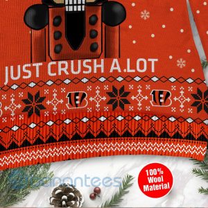 Cincinnati Bengals I Am Not A Player I Just Crush Alot Ugly Christmas 3D Sweater Product Photo
