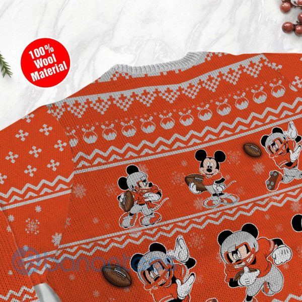 Cincinnati Bengals Mickey Mouse Ugly Christmas 3D Sweater Product Photo