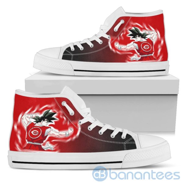Cincinnati Reds Goku Saiyan Power Anime High Top Shoes Product Photo