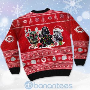 Cincinnati Reds Star Wars Ugly Christmas 3D Sweater Product Photo