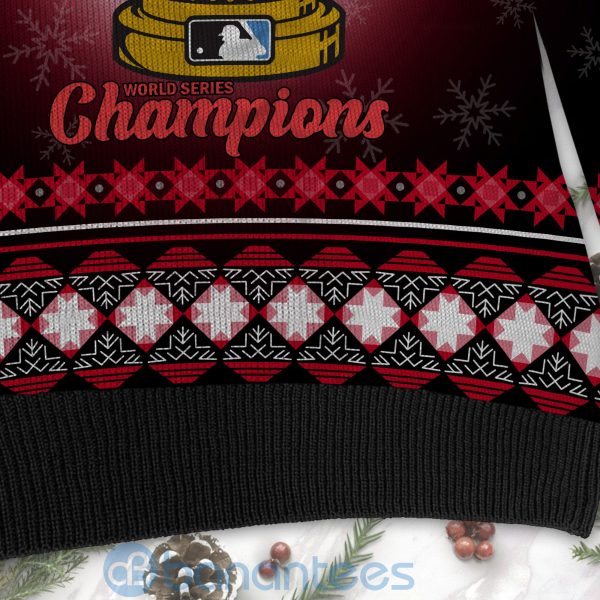Cincinnati Reds World Series Champions Ugly Christmas 3D Sweater Product Photo