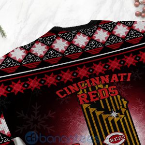 Cincinnati Reds World Series Champions Ugly Christmas 3D Sweater Product Photo