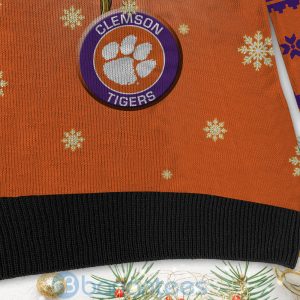 Clemson Tigers Team Grinch Ugly Christmas 3D Sweater Product Photo