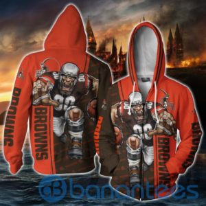 Cleveland Browns All Over Printed Hoodie 3D Gift For Fans Product Photo