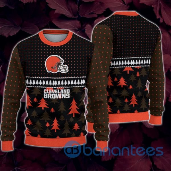 Cleveland Browns Christmas All Over Printed 3D Sweatshirt Product Photo