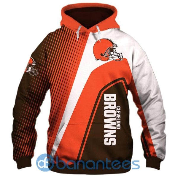 Cleveland Browns All Over Printed 3D Hoodie, Zip Hoodie Product Photo