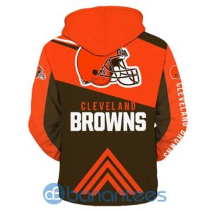Cleveland Browns Zip Hoodies All Over Printed Product Photo