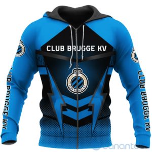 Club Brugge Team All Over Printed Hoodies Zip Hoodies Product Photo