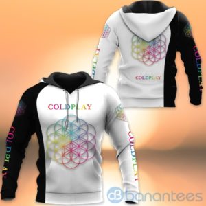 Coldplay White All Over Printed Hoodies Zip Hoodies Product Photo