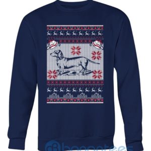Cover Your Body With Amazing Dachshund Merry Christmas Sweatshirt Product Photo
