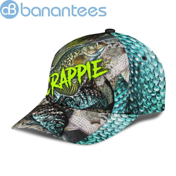 Crappie On Skin Fishing Hat Hook Print Cap Product Photo