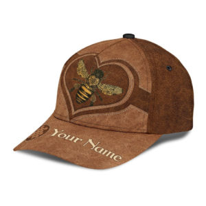 Custom Name Bee Keeper All Over Printed 3D Cap Product Photo