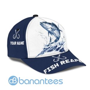 Custom Name Tuna Fishing Hat Hook Full Printed 3D Cap Product Photo