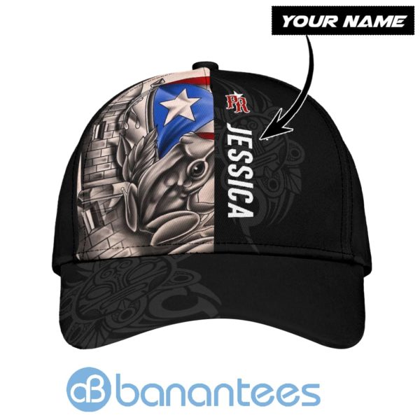 Customize Name Coqui Puerto Rico All Over Printed 3D Cap Product Photo
