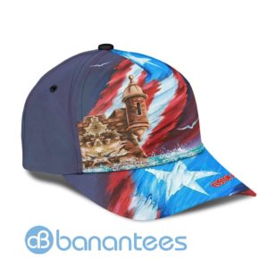 Customize Name Great Wave Puerto Rico All Over Printed 3D Cap Product Photo