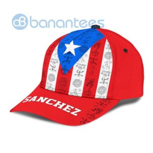 Customize Name Loving Puerto Rico All Over Printed 3D Cap Product Photo