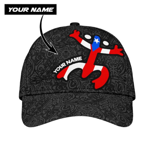 Customize Name Puerto Rico All Over Printed 3D Cap Product Photo