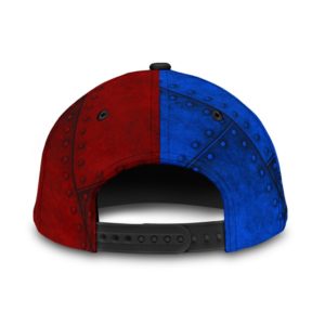 Customize Name Puerto Rico Red And Blue All Over Printed 3D Cap Product Photo