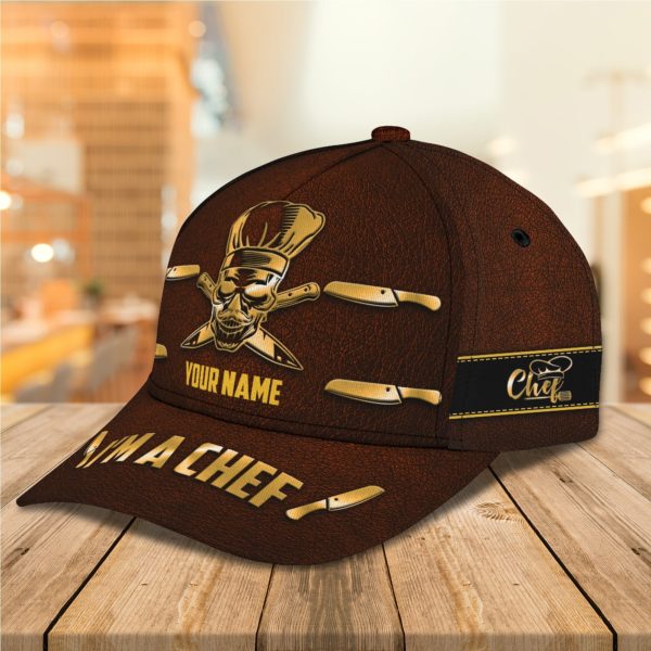 Customized Name Master Chef All Over Printed 3D Cap Product Photo