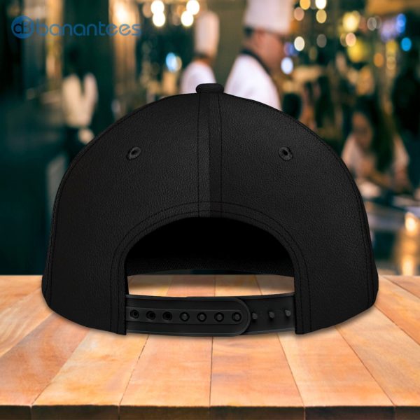 Customized Name Master Chef Black And White All Over Printed 3D Cap Product Photo