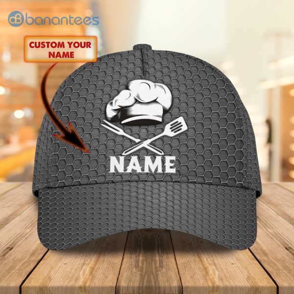 Customized Name Master Chef Symbol All Over Printed 3D Cap Product Photo
