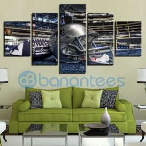 Dallas Cowboys Canvas Wall Art Helmet Football For Living Room Product Photo