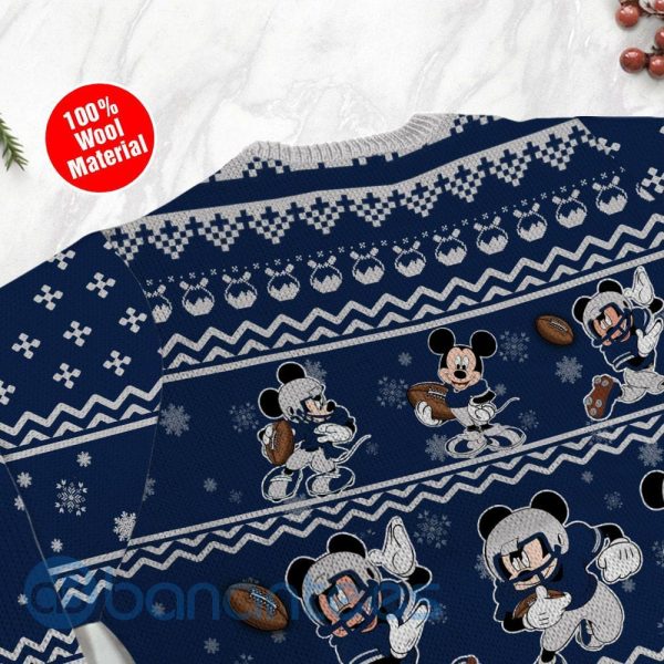 Dallas Cowboys Mickey Mouse Ugly Christmas 3D Sweater Product Photo
