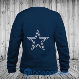Dallas Cowboys Navy All Over Printed 3D Sweatshirt Product Photo