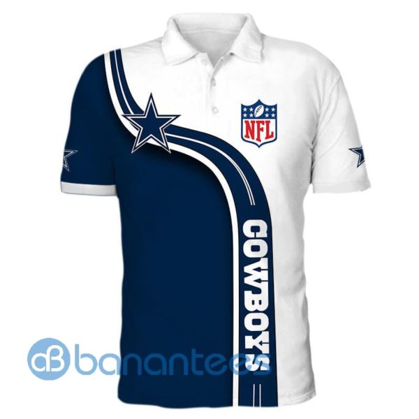 Dallas Cowboys Polo Shirt Mens 3d Product Photo