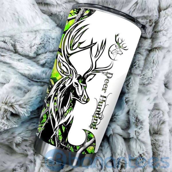 Deer Hunting Gift For Hunter Green Tumbler Product Photo