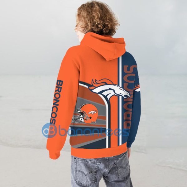 Denver Broncos All Over Printed 3D Hoodie Zip Hoodie Gift For Fans Product Photo