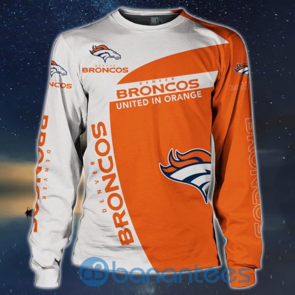 Denver Broncos All Over Printed Sweatshirt 3D Long Sleeve Product Photo