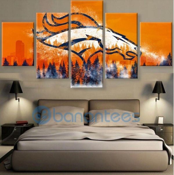 Denver Broncos Canvas Wall Art For Living Room Wall Decor Product Photo