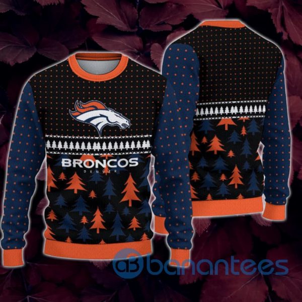 Denver Broncos Christmas All Over Printed 3D Sweatshirt Product Photo