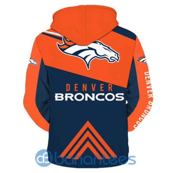 Denver Broncos Orange And Navy Hoodies Product Photo
