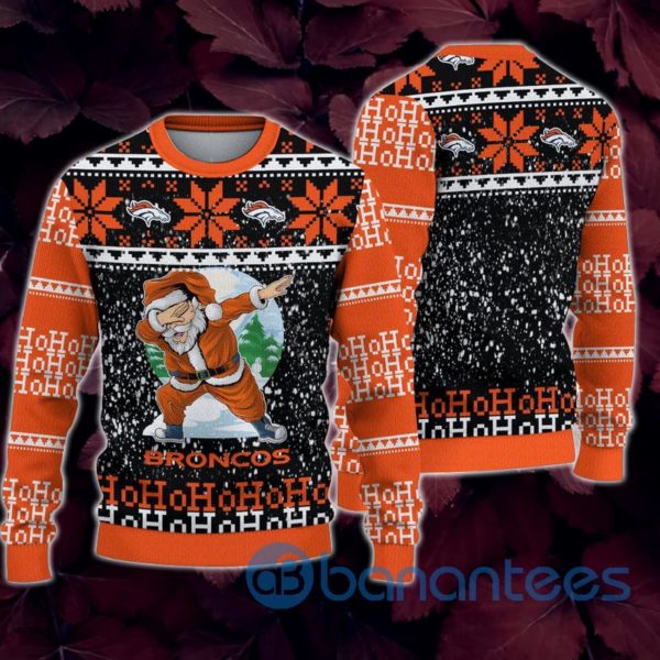 Denver Broncos Santa Claus Ho Ho Ho All Over Printed 3D Sweatshirt Product Photo