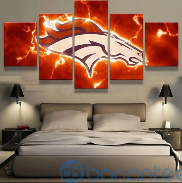 Denver Broncos Wall Art For Living Room Wall Decor Product Photo