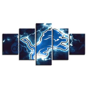 Detroit Lions Canvas Wall Art For Living Room Wall Decor Product Photo