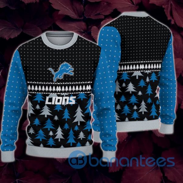 Detroit Lions Christmas All Over Printed 3D Sweatshirt Product Photo