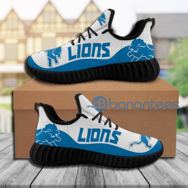 Detroit Lions Sneakers Big Logo Raze Shoes Product Photo