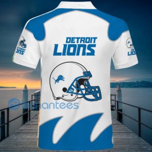Detroit Lions White Polo Shirt For Men For Men Product Photo