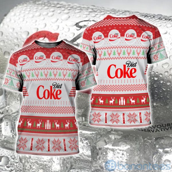 Diet Coke Ugly Christmas All Over Printed 3D Shirt Product Photo