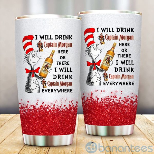 Dr Suess I Will Drink Captian Morgan Everywhere Tumbler Product Photo