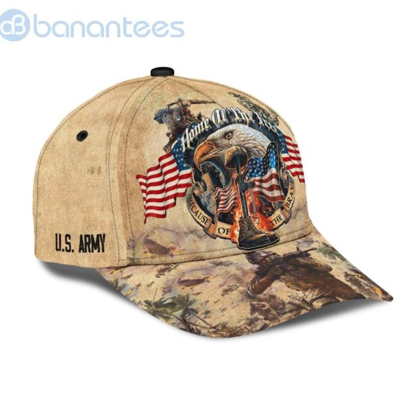 Eagle Us Army Veteran Home Of The Free Because Of The Brave All Over Printed 3D Cap Product Photo
