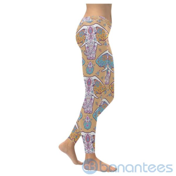 Elephant Mandala Leggings For Women Product Photo