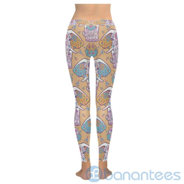 Elephant Mandala Leggings For Women Product Photo