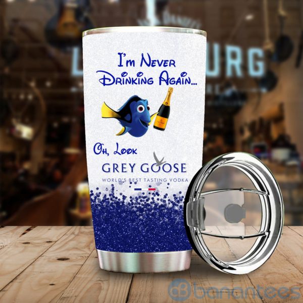 Finding Nemo I'm Never Drink Again Veuve Grey Goose Tumbler Product Photo