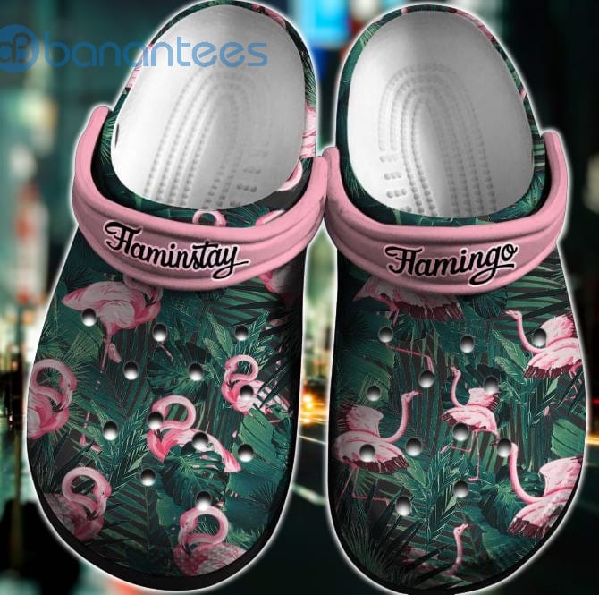 Flamingo Flaminstay Tropical Leaves Clog Shoes For Men And Women