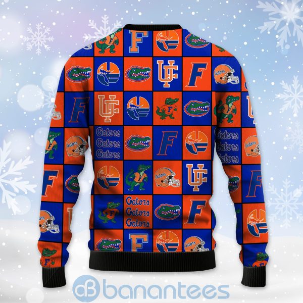 Florida Gators Football Team Logo Ugly Christmas 3D Sweater Product Photo